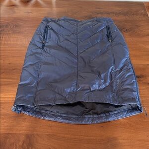 Skhoop Quilted Down Skirt with Zipper Pockets